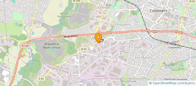 localisation de l'entreprise BMCE à COLOMIERS