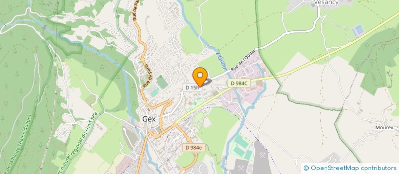 localisation de l'entreprise BMCF  GEX
