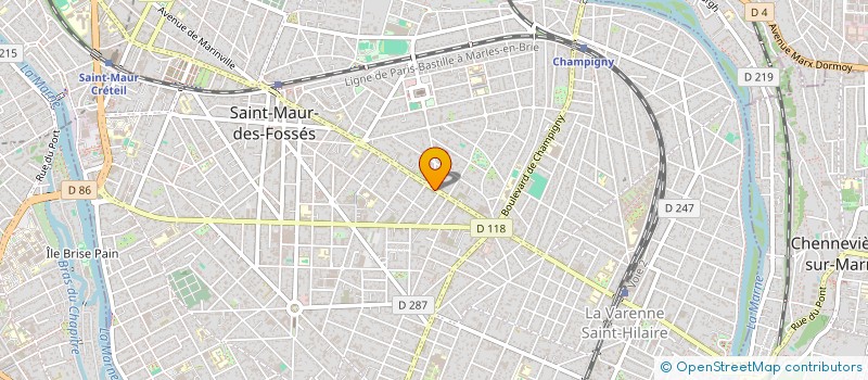 localisation de l'entreprise BMCG  SAINT-MAUR-DES-FOSSES