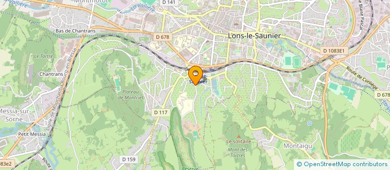 localisation de l'entreprise BMCICONSULT à LONS-LE-SAUNIER