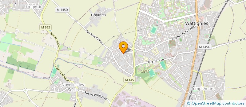 localisation de l'entreprise BMCJ  WATTIGNIES