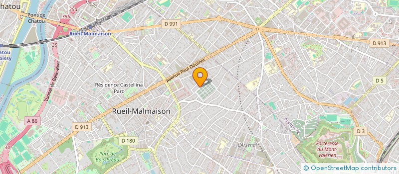 localisation de l'entreprise BMCR à RUEIL-MALMAISON