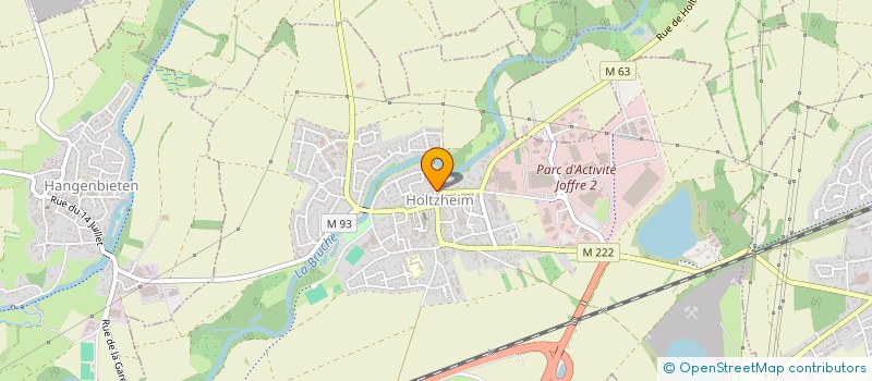 localisation de l'entreprise BMCR  HOLTZHEIM