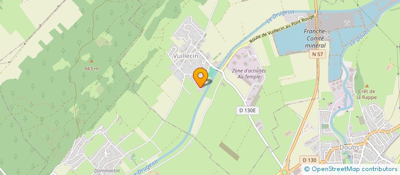 localisation de l'entreprise BMCT  VUILLECIN