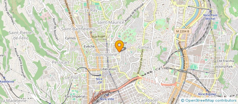 localisation de l'entreprise BMCV à NICE