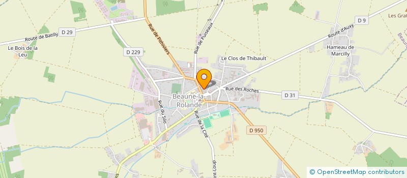 localisation de l'entreprise BMCV  BEAUNE-LA-ROLANDE