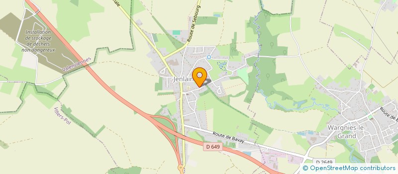 localisation de l'entreprise BMD à JENLAIN