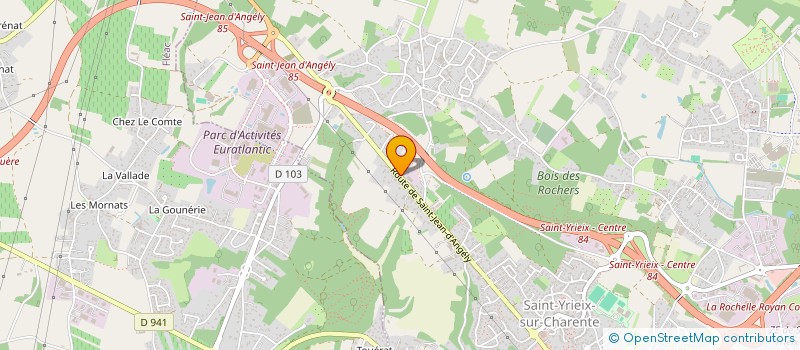localisation de l'entreprise BMD  SAINT-YRIEIX-SUR-CHARENTE