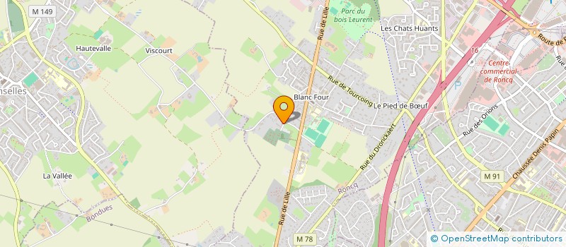 localisation de l'entreprise BMD à RONCQ