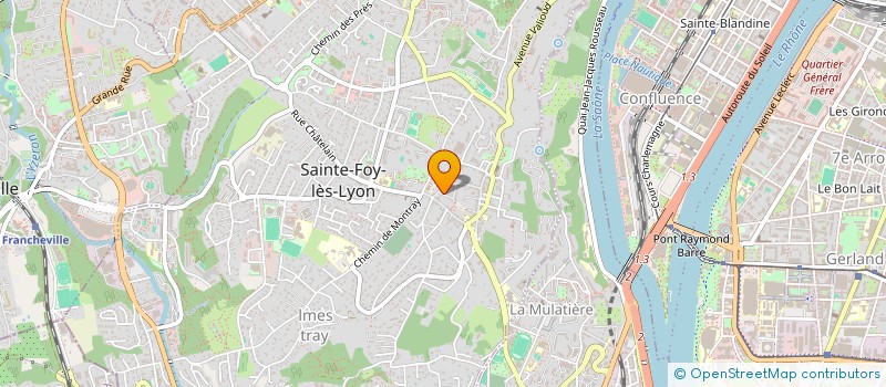 localisation de l'entreprise BMD  SAINTE-FOY-LES-LYON