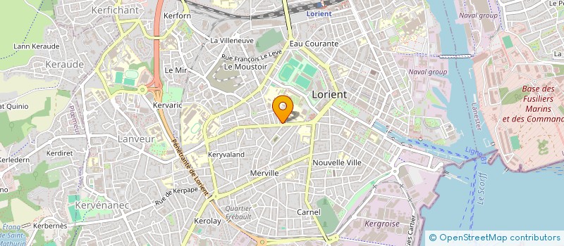 localisation de l'entreprise BMD  LORIENT