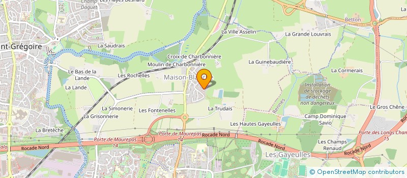 localisation de l'entreprise BMD  SAINT-GREGOIRE