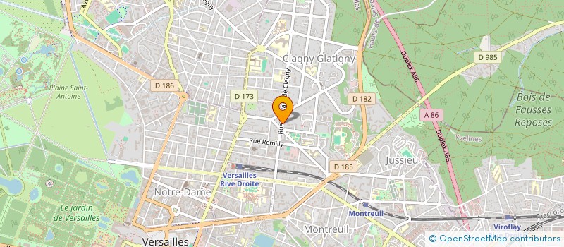 localisation de l'entreprise BMD PATRIMOINE à VERSAILLES
