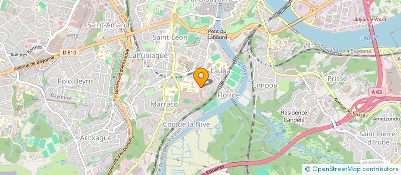 localisation de l'entreprise BMD40 à BAYONNE