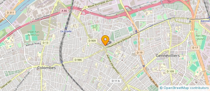 localisation de l'entreprise BMDA à ASNIERES-SUR-SEINE