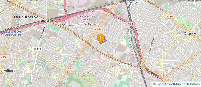 localisation de l'entreprise BMDBA-T à LA COURNEUVE