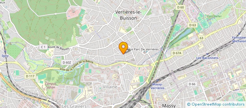 localisation de l'entreprise BMDH à VERRIERES-LE-BUISSON