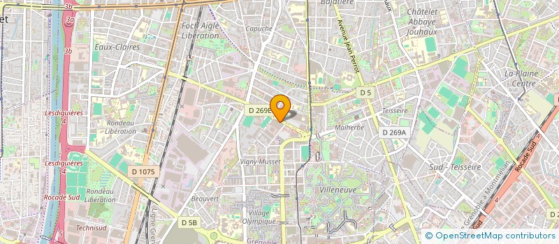 localisation de l'entreprise BMDH & FILS CONSTRUCTION à GRENOBLE