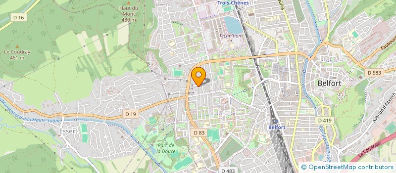 localisation de l'entreprise BMDJ  BELFORT