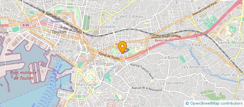 localisation de l'entreprise BMDP-AUTO CONTROLE à TOULON