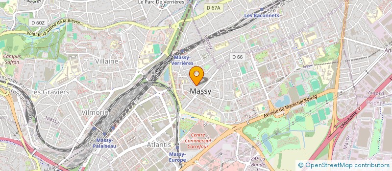 localisation de l'entreprise BMDV à MASSY