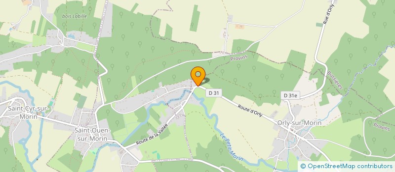 localisation de l'entreprise BME  ORLY-SUR-MORIN