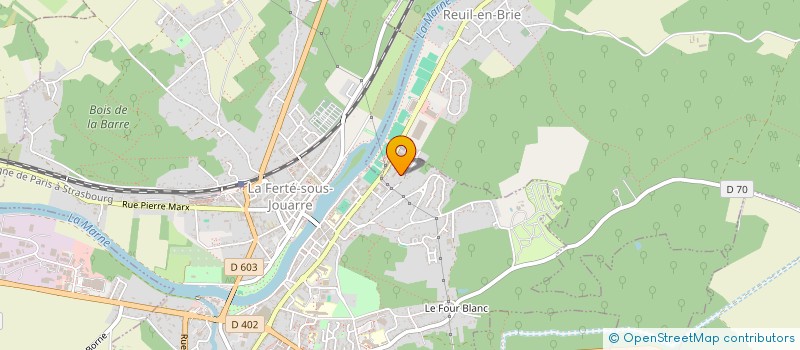 localisation de l'entreprise BME à LA FERTE SOUS JOUARRE