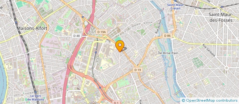 localisation de l'entreprise BME  CRETEIL