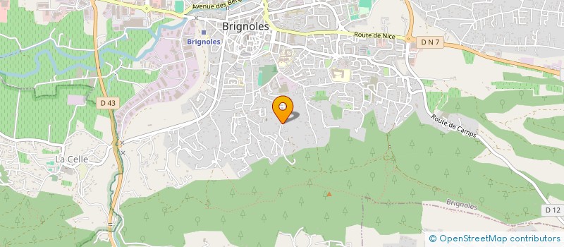 localisation de l'entreprise BMEG  BRIGNOLES