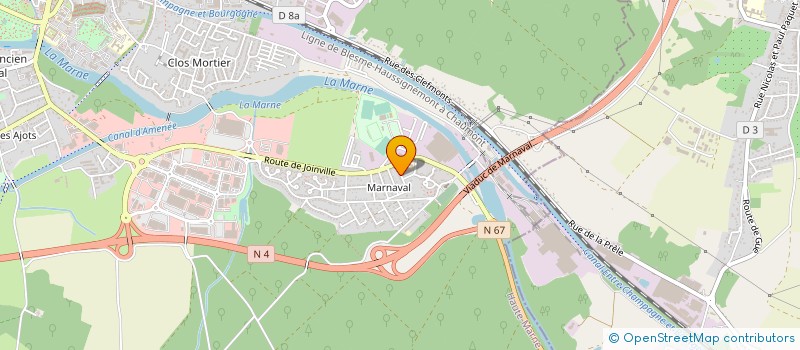 localisation de l'entreprise BMEGA à BETTANCOURT-LA-FERREE