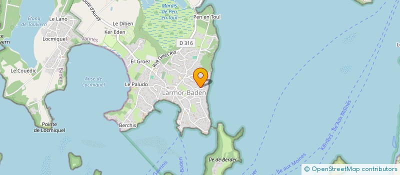 localisation de l'entreprise BMEN  LARMOR-BADEN