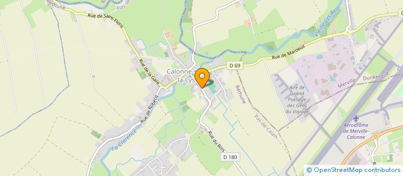 localisation de l'entreprise BMER  CALONNE-SUR-LA-LYS