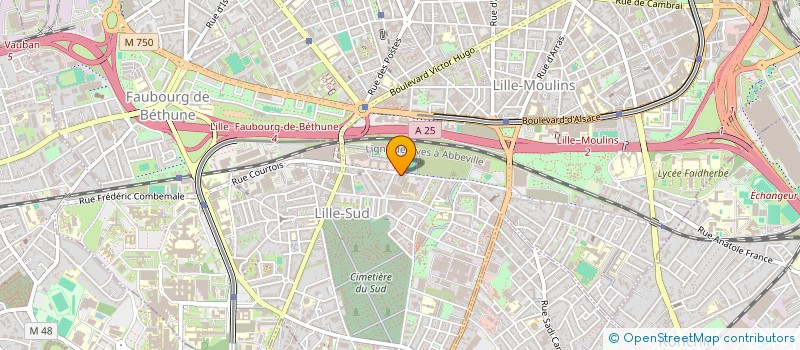 localisation de l'entreprise BMETEK  LILLE