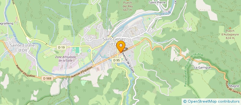 localisation de l'entreprise BMF 07  SAINT GENIEZ D'OLT ET D'AUBRAC