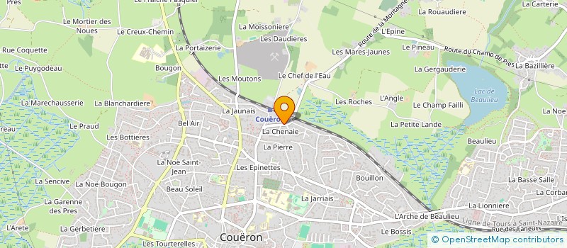 localisation de l'entreprise BMF à COUERON