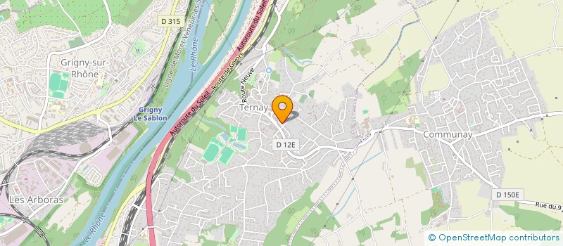 localisation de l'entreprise BMF  TERNAY