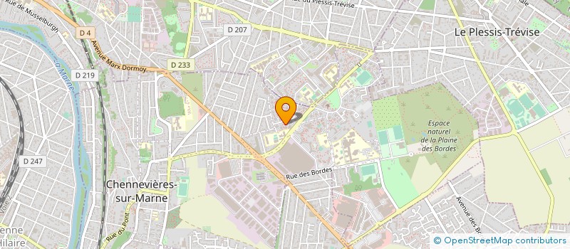 localisation de l'entreprise BMF  CHENNEVIERES-SUR-MARNE