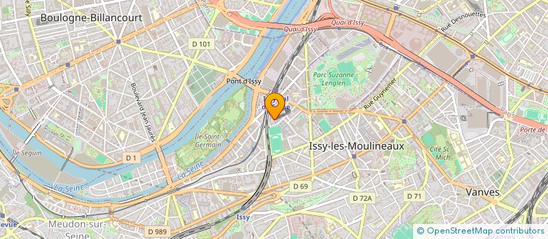 localisation de l'entreprise BMF à ISSY-LES-MOULINEAUX