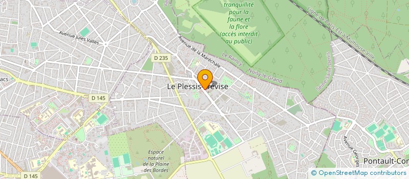 localisation de l'entreprise BMF  LE PLESSIS-TREVISE