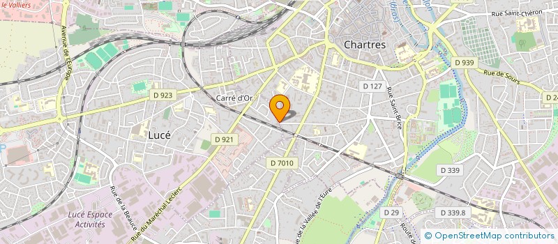 localisation de l'entreprise BMF AUTOMOBILES à LUCE