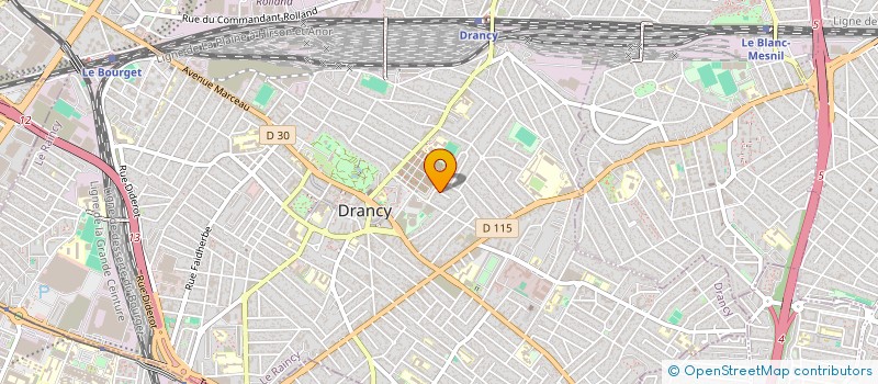 localisation de l'entreprise BMF DECO à DRANCY