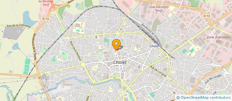 localisation de l'entreprise BMF DEVELOPPEMENT à CHOLET
