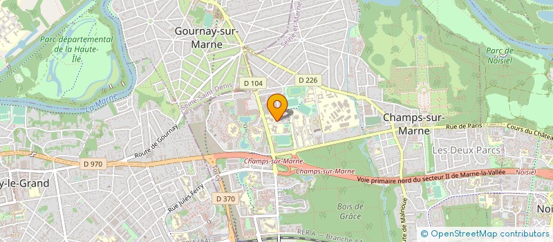 localisation de l'entreprise BMF EXPRESS à CHAMPS-SUR-MARNE