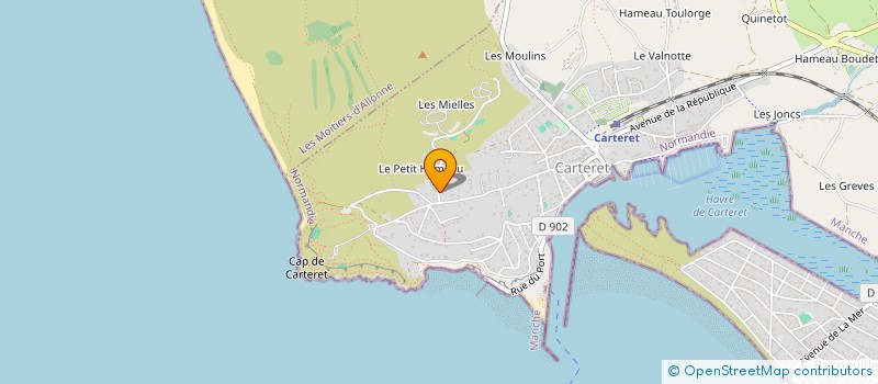 localisation de l'entreprise BMF HOLDING  BARNEVILLE-CARTERET