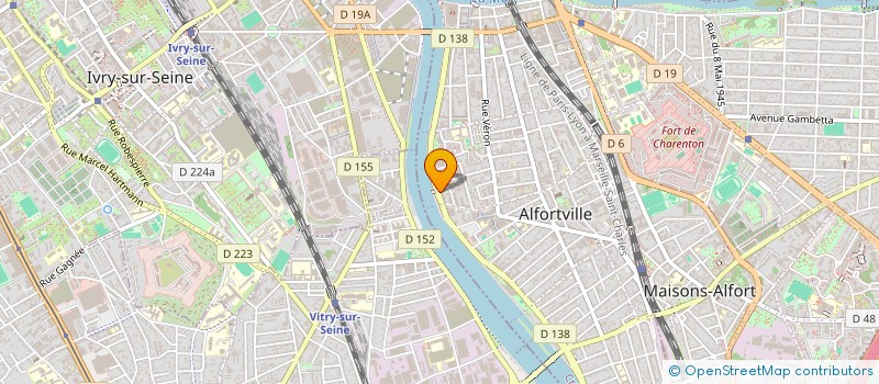 localisation de l'entreprise BMF SERVICES à ALFORTVILLE