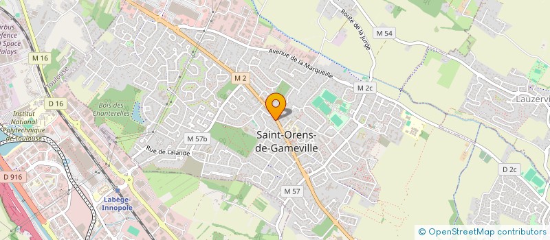 localisation de l'entreprise BMFC à SAINT-ORENS-DE-GAMEVILLE