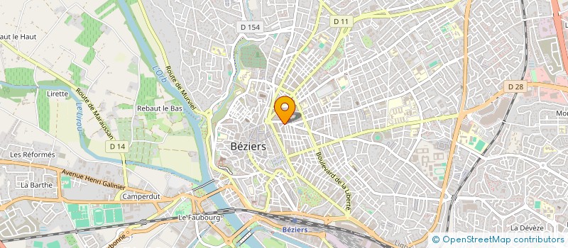 localisation de l'entreprise BMFOOD  BEZIERS