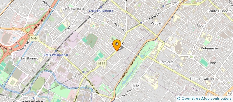 localisation de l'entreprise BMFS  CROIX