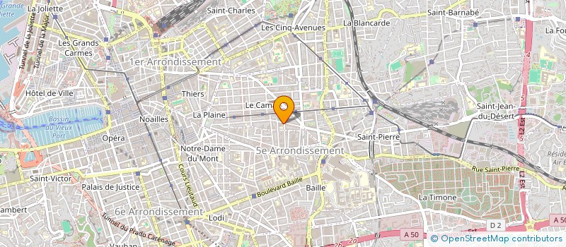localisation de l'entreprise BMG à MARSEILLE