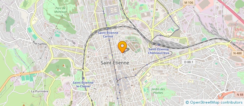 localisation de l'entreprise BMG  SAINT-ETIENNE